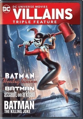 Cover for Batman &amp; Harley Quinn Triple Feature (DVD) (2020)