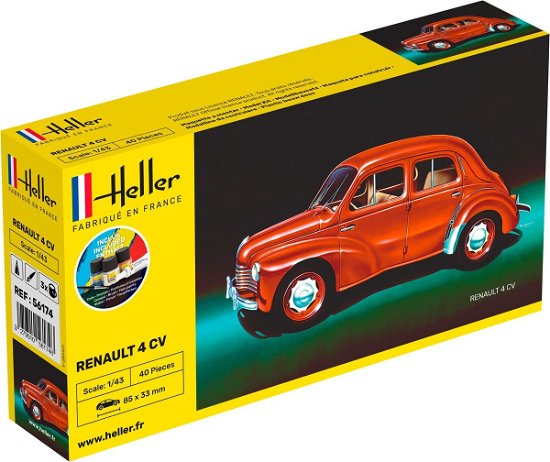 Cover for Heller · 1/43 Starter Kit Renault 4 Cv (Leksaker)