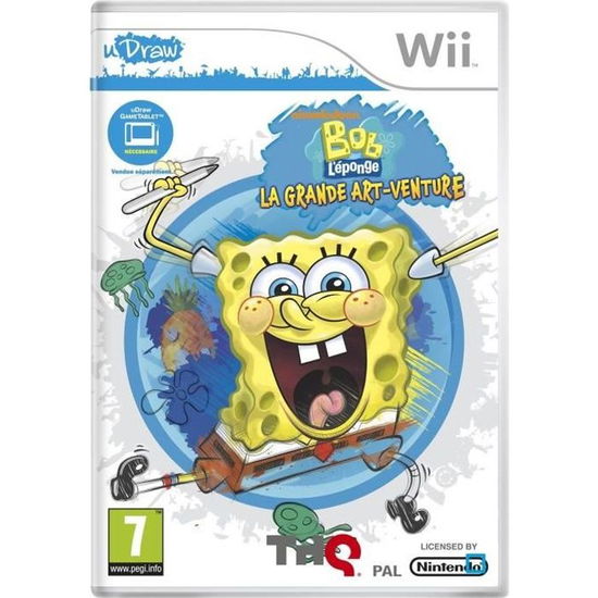 Cover for Nintendo Wii · Bob Leponge La Grande Art-venture (working Only W (Wii) (2019)