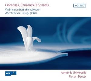 Cover for Nicolai / Deuter / Harmonie Universelle · Ciacconas &amp; Canzonas &amp; Sonatas (CD) (2012)