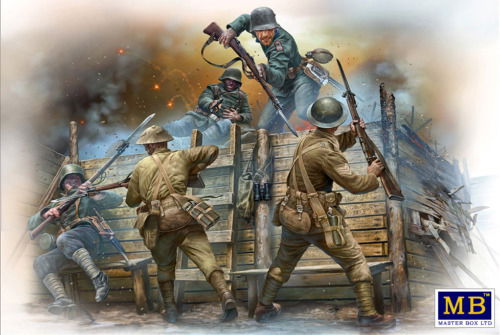 Cover for Hand · Hand-to-hand Fightgerman&amp;british Infant Infantrymen Wwi Era (1:35) (Toys)