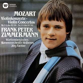 Cover for Frank Peter Zimmermann · Wolfgang Amadeus Mozart - Violin Concertos Nos. 3 &amp; 5 (CD) (2015)
