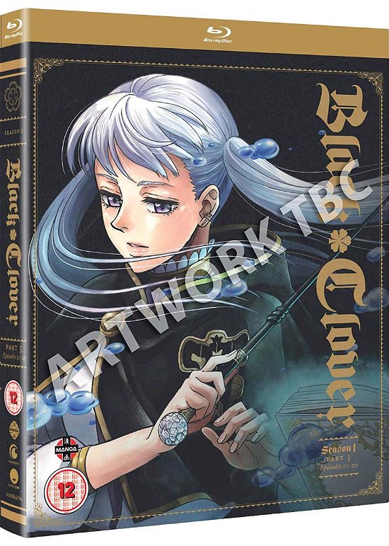 Cover for Black Clover - Season One Part · Black Clover Season 1 Part 3 (Episodes 20 to 29) (Blu-ray) (2019)