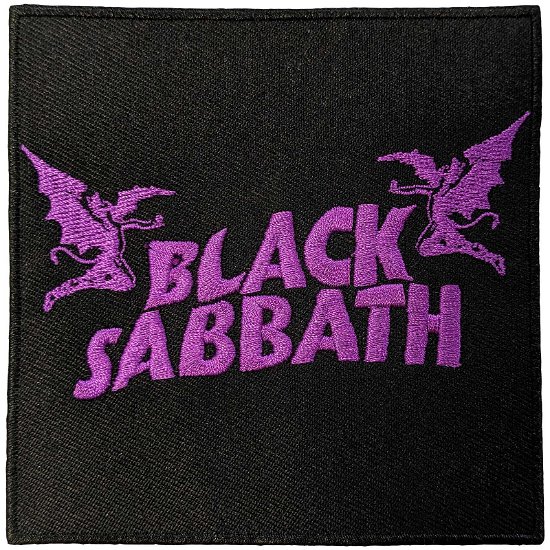 Black Sabbath Standard Woven Patch: Wavy Logo & Daemons - Black Sabbath - Merchandise -  - 5056561098746 - 