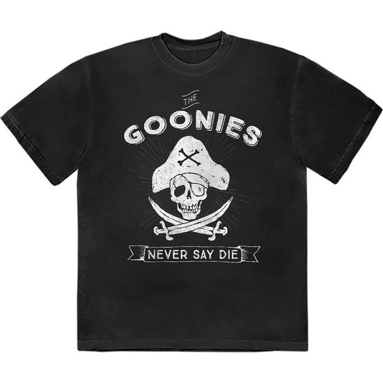 The Goonies Unisex T-Shirt: Never Say Die - Goonies - The - Merchandise -  - 5056737248746 - April 2, 2024