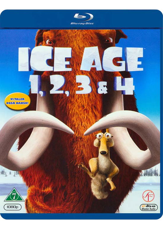 Cover for Ice Age · Ice Age 1-4 BD (Blu-ray) (2012)