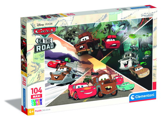 Cover for Clementoni · Puslespil, Maxi Cars on the Road (Jigsaw Puzzle) (2023)