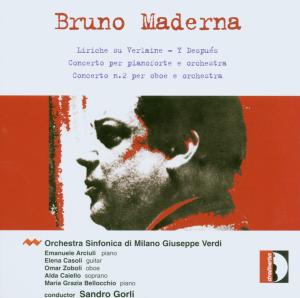 Cover for Maderna / Gorli / Caiello / Casoli / Zoboli · Verlaine Lyrics (CD) (2002)