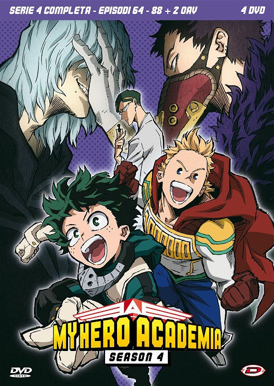 Cover for My Hero Academia · My Hero Academia - Stag. 04 Ep 64-88 - Dvd (DVD) (2021)