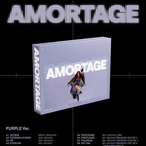 Cover for JISOO (BLACKPINK) · Amortage (Płyta CD/Gadżety) [Exclusive edition] [Purple Version] (2025)