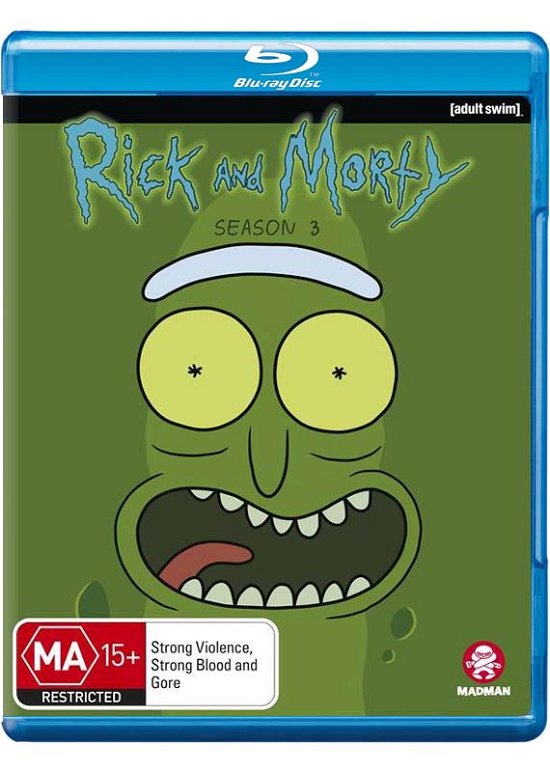 Cover for Rick &amp; Morty: Season 3 · Rick and Morty : Season 3 (Blu-ray) (2018)