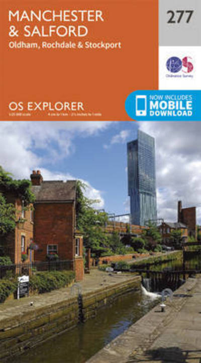 Manchester and Salford - OS Explorer Map - Ordnance Survey - Books - Ordnance Survey - 9780319244746 - September 16, 2015