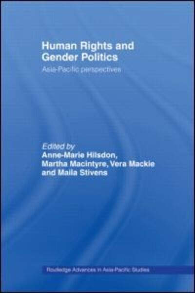 Cover for A Hilsdon · Human Rights and Gender Politics: Asia-Pacific Perspectives (Paperback Book) (2006)