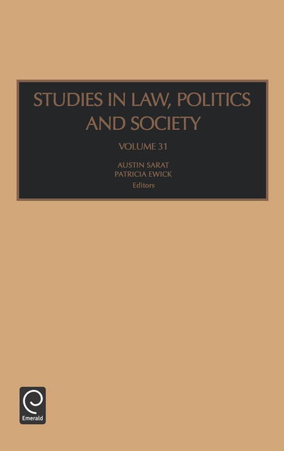 Cover for Austin Sarat · Studies in Law, Politics and Society - Studies in Law, Politics, and Society (Hardcover Book) (2003)