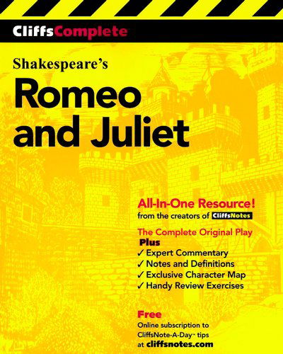 Romeo and Juliet (Complete Study Edition) - Cliffs Notes S. - William Shakespeare - Książki - Houghton Mifflin Harcourt Publishing Com - 9780764585746 - 24 kwietnia 2000