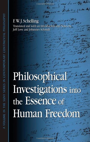 Cover for F. W. J. Schelling · Philosophical Investigations into the Essence of Human Freedom (Suny Series in Contemporary Continental Philosophy) (Pocketbok) (2007)