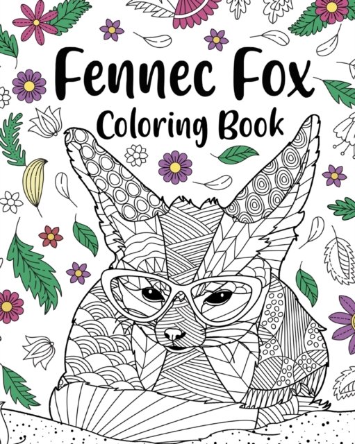 Cover for Paperland · Fennec Fox Coloring Book (Paperback Book) (2024)