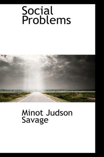 Cover for Minot J. Savage · Social Problems (Paperback Book) (2009)