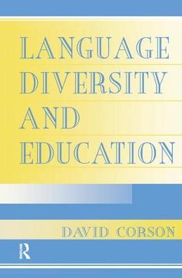 Cover for David Corson · Language Diversity and Education (Innbunden bok) (2016)