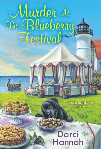 Cover for Darci Hannah · Murder at the Blueberry Festival - A Beacon Bakeshop Mystery (#3) (Paperback Book) (2022)