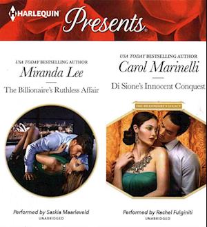 Cover for Miranda Lee · The Billionaire's Ruthless Affair &amp; Di Sione's Innocent Conquest (CD) (2016)