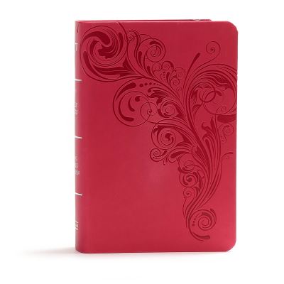 Cover for Holman Bible Staff Holman Bible Staff · KJV Large Print Compact Reference Bible, Pink LeatherTouch (Leather Book) (2019)