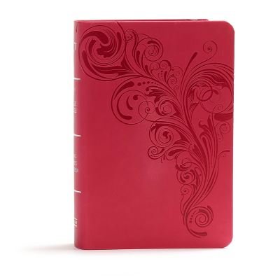 Cover for Holman Bible Staff Holman Bible Staff · KJV Large Print Compact Reference Bible, Pink LeatherTouch (Lederbuch) (2019)