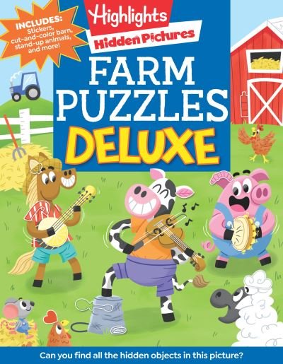 Cover for Highlights · Farm Puzzles Deluxe - HL Hidden Pictures® (Pocketbok) (2024)