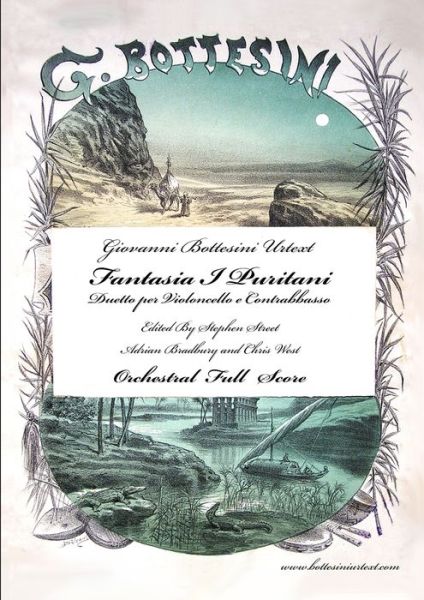 Cover for Giovanni Bottesini · Fantasia I Puritani Duetto For Double Bass and Cello - Full Score (Paperback Book) (2021)