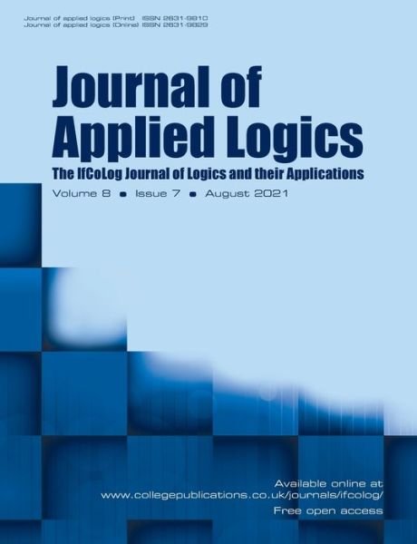 Cover for Dov Gabbay · Journal of Applied Logics - IfCoLog Journal of Logics and their Applications. Volume 8, Issue 7 (Taschenbuch) (2021)