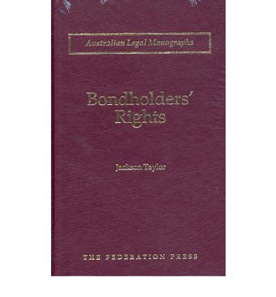 Cover for Jackson Taylor · Bondholders' Rights (Inbunden Bok) (2005)