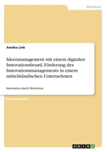 Cover for Link · Ideenmanagement mit einem digitale (Bog)