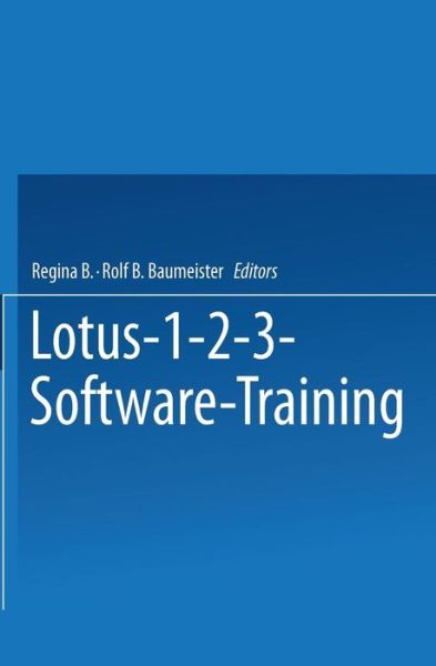 Cover for Detlef Krusekopf · Lotus 1-2-3 Software Training (Paperback Book) [1988 edition] (1988)