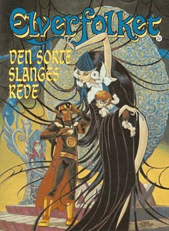 Cover for Wendy Pini · Elverfolket, 26: Den sorte slanges rede (Bog) [1. udgave] (1994)