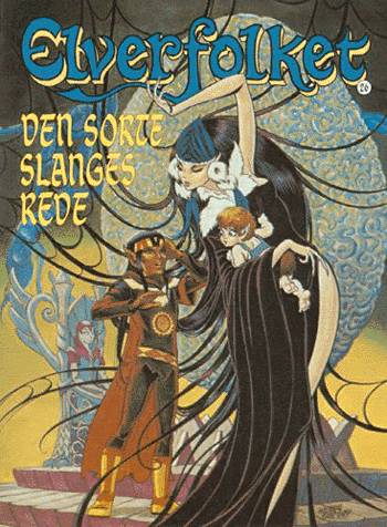 Cover for Wendy Pini · Elverfolket, 26: Den sorte slanges rede (Book) [1.º edición] (1994)