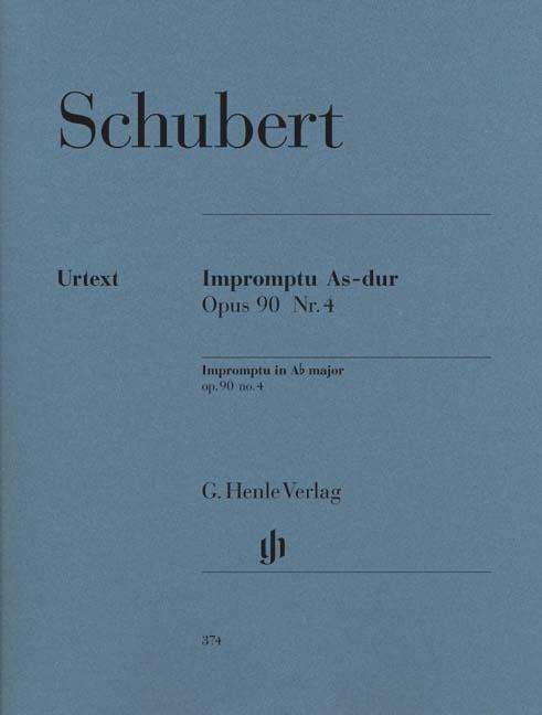 Cover for Schubert · Improm.As op90,4 D899,Kl.HN374 (Bog) (2018)