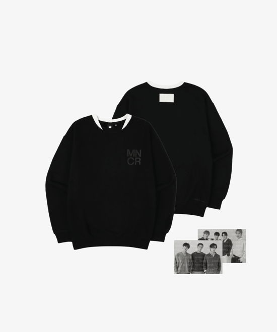 Cover for BTS · Monochrome - Black Crewneck Shirt (Sweatshirt) [size M] [Very Limited Exclusive edition] [Size Medium] (2024)