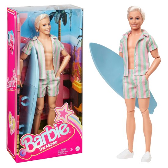 Cover for Barbie · Barbie Movie Ken Doll Wearing Pastel Striped Beach (MERCH) (2023)