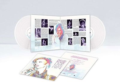 Cover for David Bowie · Live Los Angeles 1974 (LP) [White Vinyl edition] (2022)