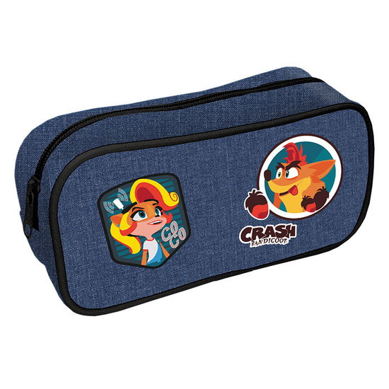 Denim Square (Pencil Case / Portamatite) - Crash Bandicoot 4: Pyramid - Merchandise -  - 5051265734747 - 