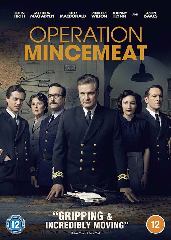 Operation Mincemeat - Operation Mincemeat DVD - Elokuva - Warner Bros - 5051892235747 - maanantai 4. heinäkuuta 2022