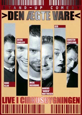 Cover for Den Ægte Vare DVD · DEN ÆGTE VARE live i Cirkusbygningen (DVD) [1. Ausgabe] (2002)