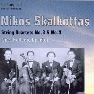 Cover for New Hellenic Quartet · Skalkottas / String Quartets Nos. 3 &amp; 4 (CD) (2000)