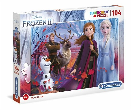 Puslespil Frozen 2, Super, 104 brikker - Clementoni - Board game - Clementoni - 8005125272747 - October 10, 2023