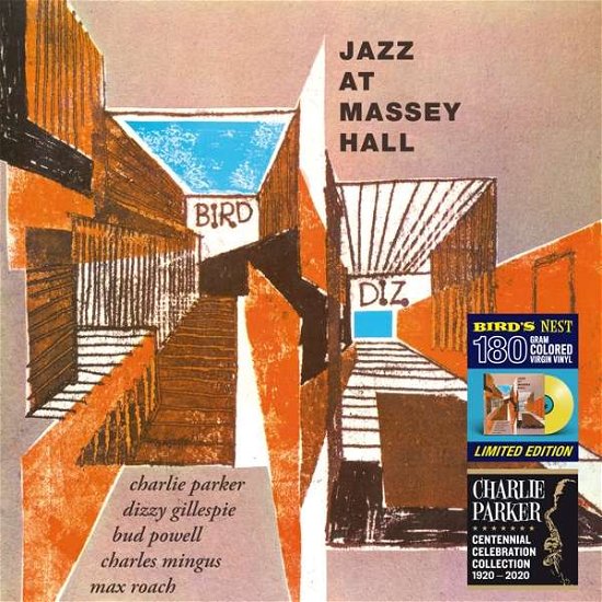 Cover for Charlie Parker · Jazz At Massey Hall (Yellow Vinyl) (LP) [Coloured edition] (2020)