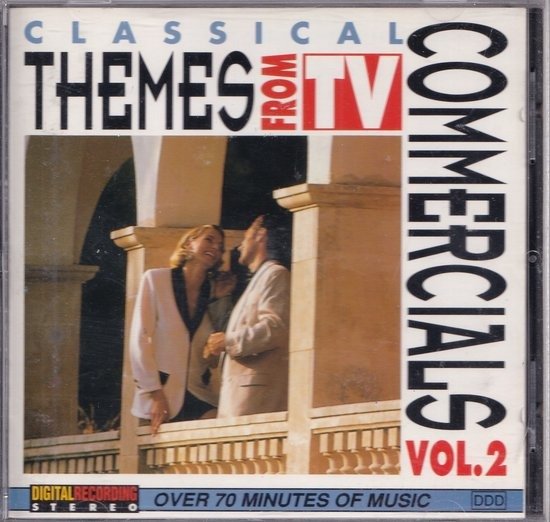 Classical Themes from TV Comercials Vol.2-v/a - Vol.2 Classical Themes from TV Comercials - Musique - MOVIE PLAY - 8712177016747 - 8 octobre 1993
