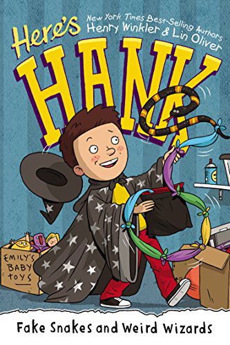 Cover for Lin Oliver · Fake Snakes and Weird Wizards #4 (Here's Hank) (Hardcover Book) (2015)