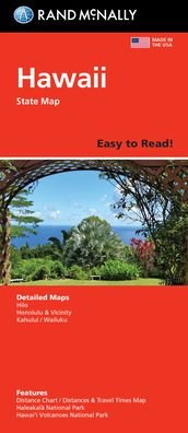 Cover for Rand Mcnally · Rand McNally Folded Map: Hawaii State Map (Paperback Book) (2022)