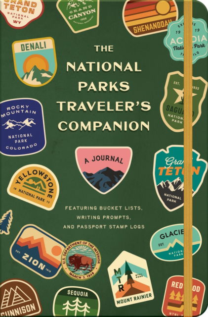 Cover for Rachel Federman · The National Parks Traveler's Companion: A Journal Featuring Bucket Lists, Writing Prompts, and Passport Stamp Logs (Paperback Book) (2025)