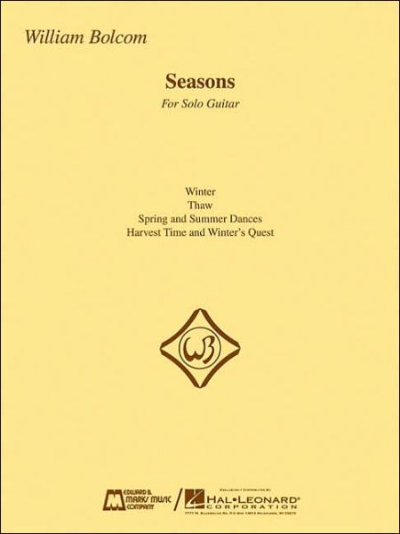 Cover for William Bolcom · Seasons (Paperback Book) (2005)